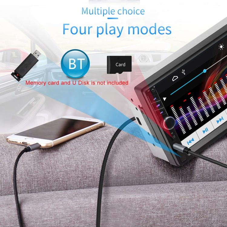 X1 7 inch HD Universal Car Radio Receiver MP5 Player, Support FM & Bluetooth & Phone Link with Remote Control