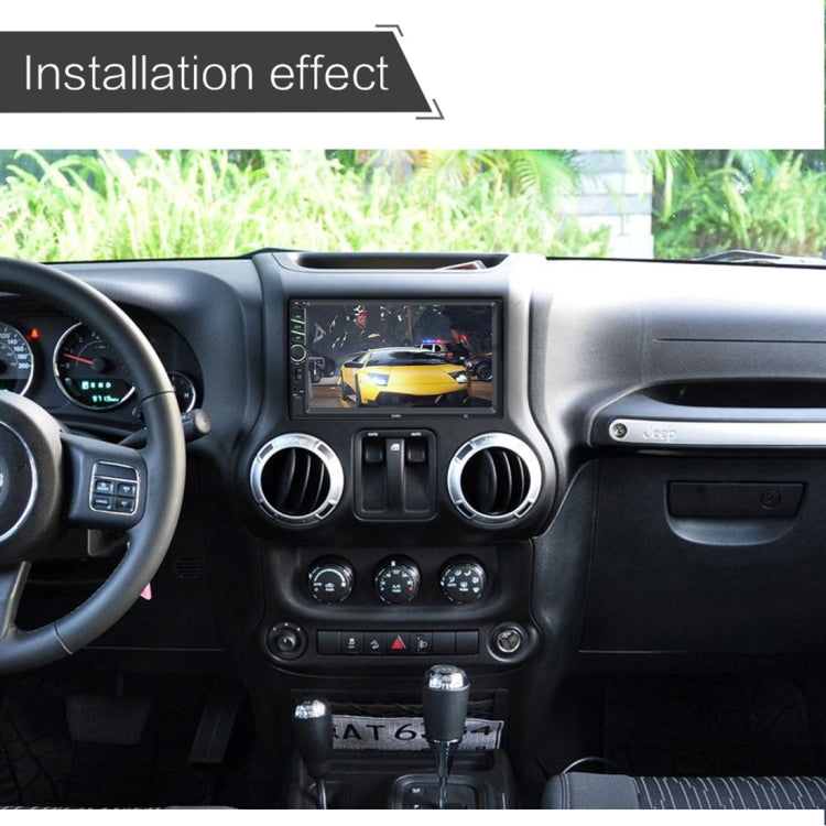 X1 7 inch HD Universal Car Radio Receiver MP5 Player, Support FM & Bluetooth & Phone Link with Remote Control