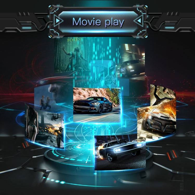 X4 7 inch Universal Car Radio Receiver MP5 Player, Support FM & Bluetooth & Phone Link with Remote Control