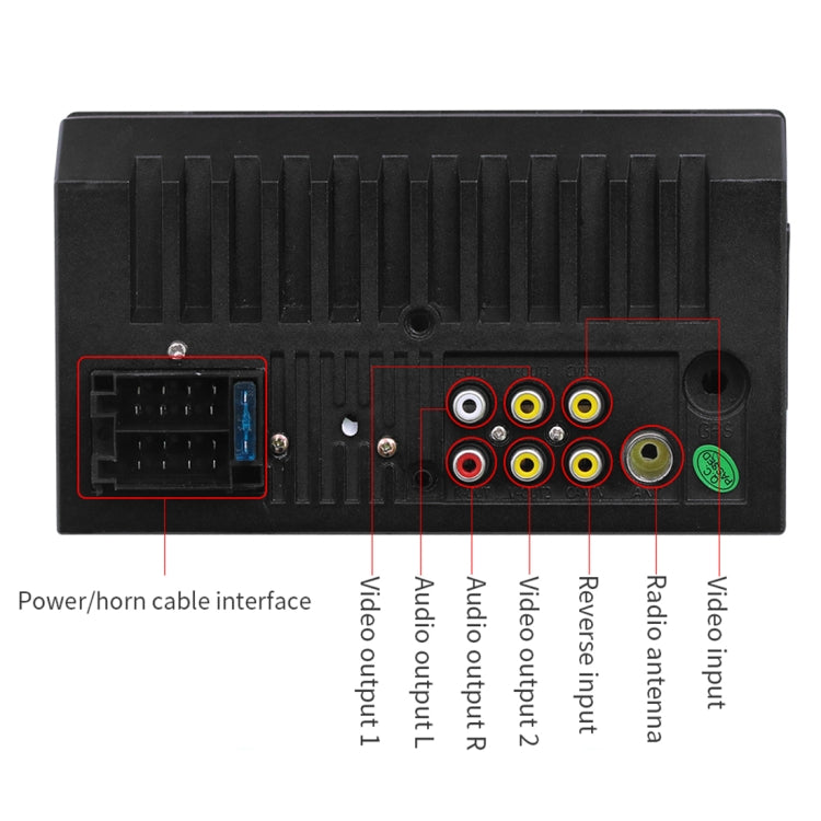 X4 7 inch Universal Car Radio Receiver MP5 Player, Support FM & Bluetooth & Phone Link with Remote Control