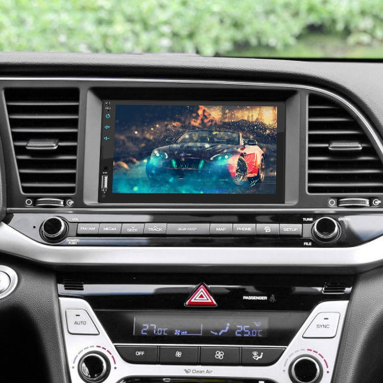 X2 7 inch Universal Car Full Touch Screen Radio Receiver MP5 Player, Support FM & Bluetooth & TF Card & Phone Link with Remote Control