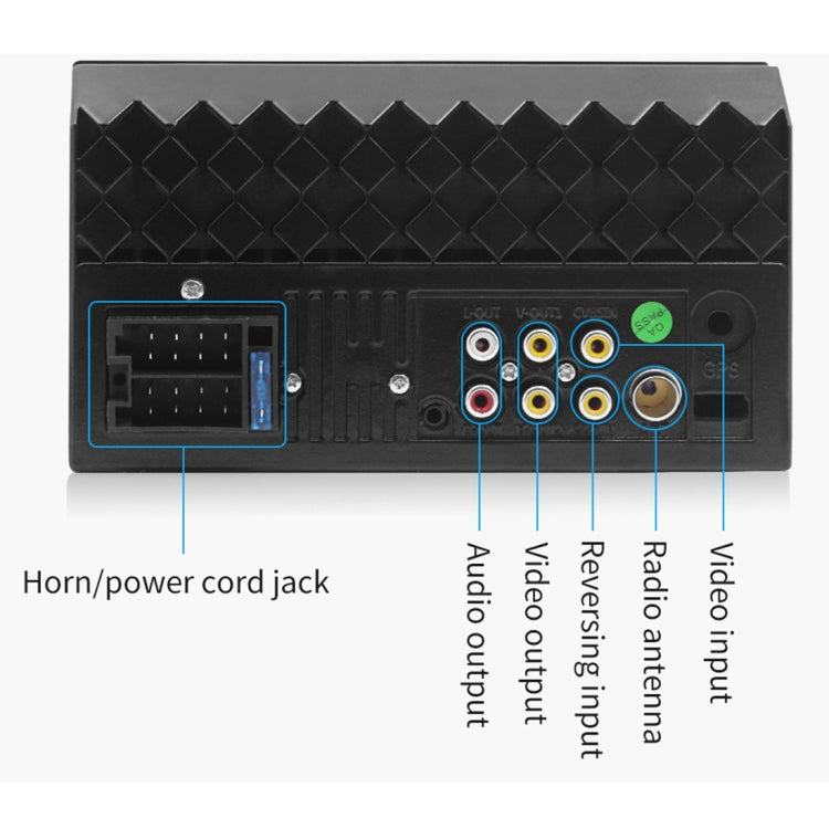 X2 7 inch Universal Car Full Touch Screen Radio Receiver MP5 Player, Support FM & Bluetooth & TF Card & Phone Link with Remote Control