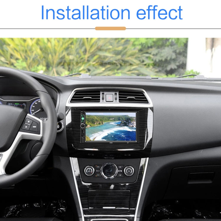 S7 7 inch HD Universal Car Radio Receiver MP5 Player, Support FM & Bluetooth & TF Card & Phone Link with Remote Control