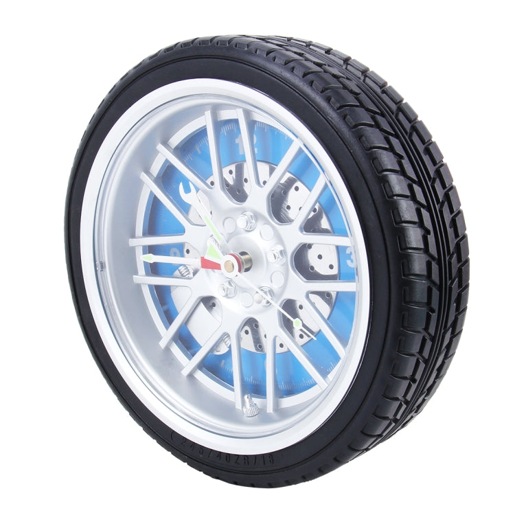 Battery Powered Plastic Wheel Tire Caliper Shaped Desk Alarm Clock, Size: 26*7.2cm