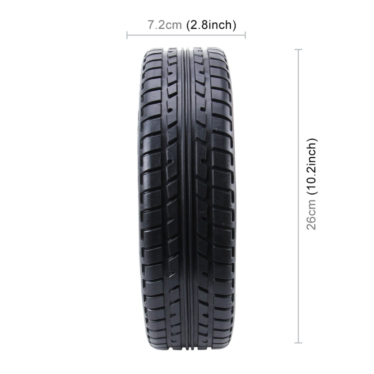 Battery Powered Plastic Wheel Tire Caliper Shaped Desk Alarm Clock, Size: 26*7.2cm