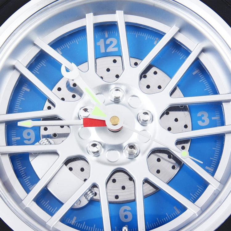 Battery Powered Plastic Wheel Tire Caliper Shaped Desk Alarm Clock, Size: 26*7.2cm