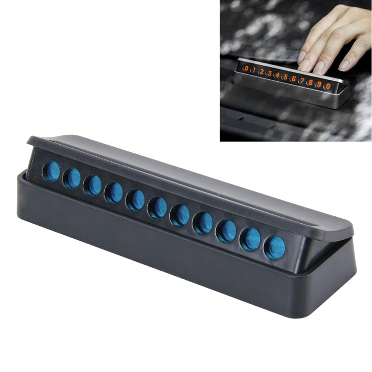 Temporary Parking Card Drawer Plate Styling Phone Number Sticker Display Card