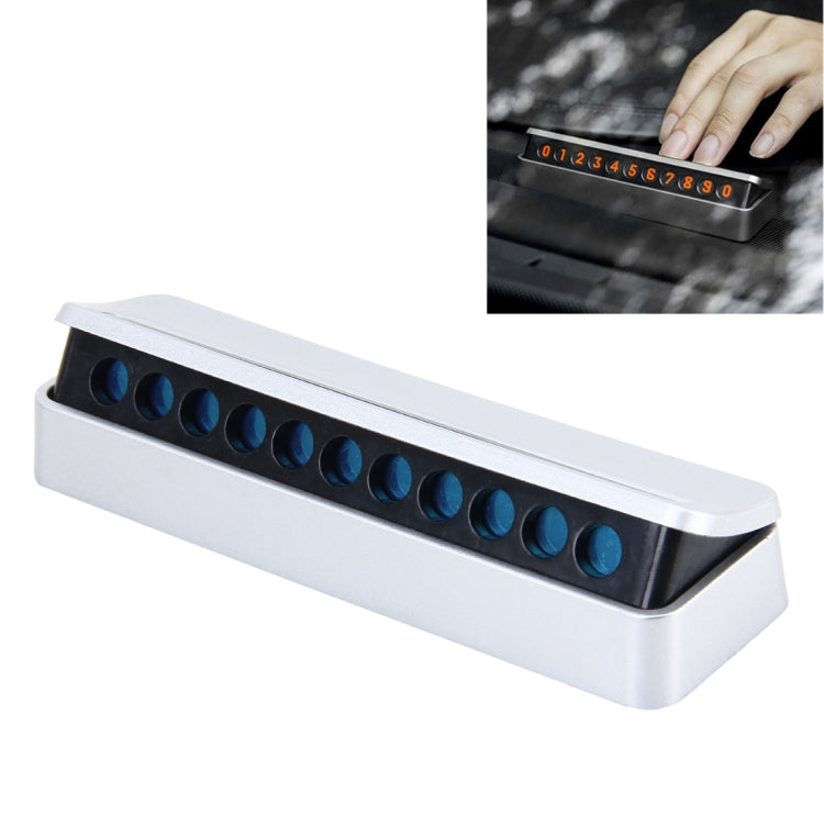 Temporary Parking Card Drawer Plate Styling Phone Number Sticker Display Card