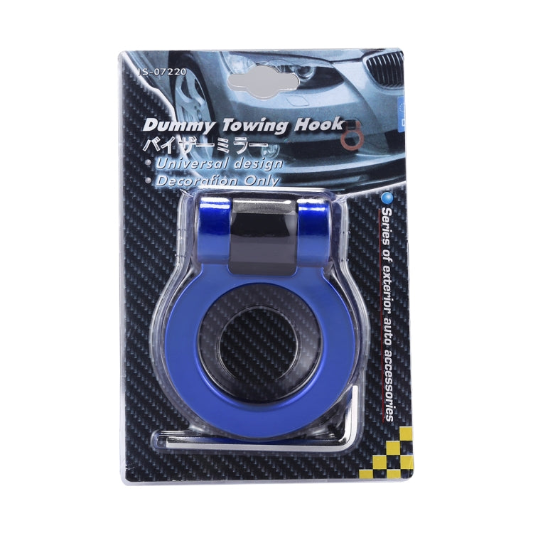 Car Truck Bumper Round Tow Hook Ring Adhesive Decal Sticker Exterior Decoration