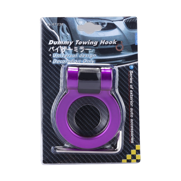 Car Truck Bumper Round Tow Hook Ring Adhesive Decal Sticker Exterior Decoration