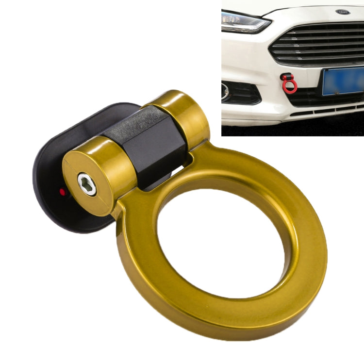 Car Truck Bumper Round Tow Hook Ring Adhesive Decal Sticker Exterior Decoration