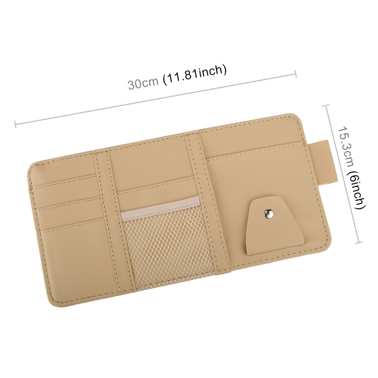 Universal Car Sun Visor Board Paper Tissue Box CD Storage Case Holder Card Bag Organizer