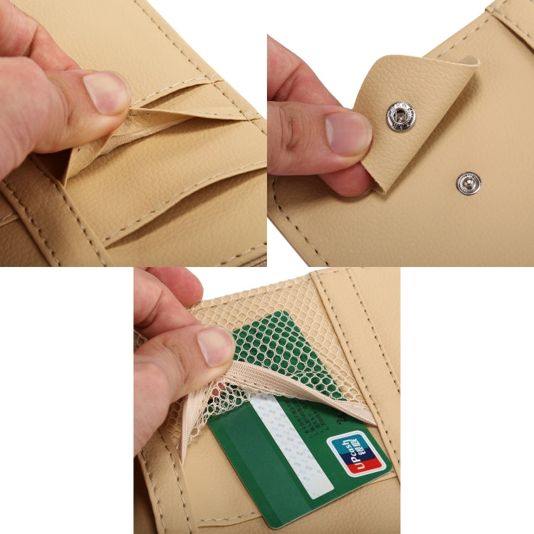 Universal Car Sun Visor Board Paper Tissue Box CD Storage Case Holder Card Bag Organizer