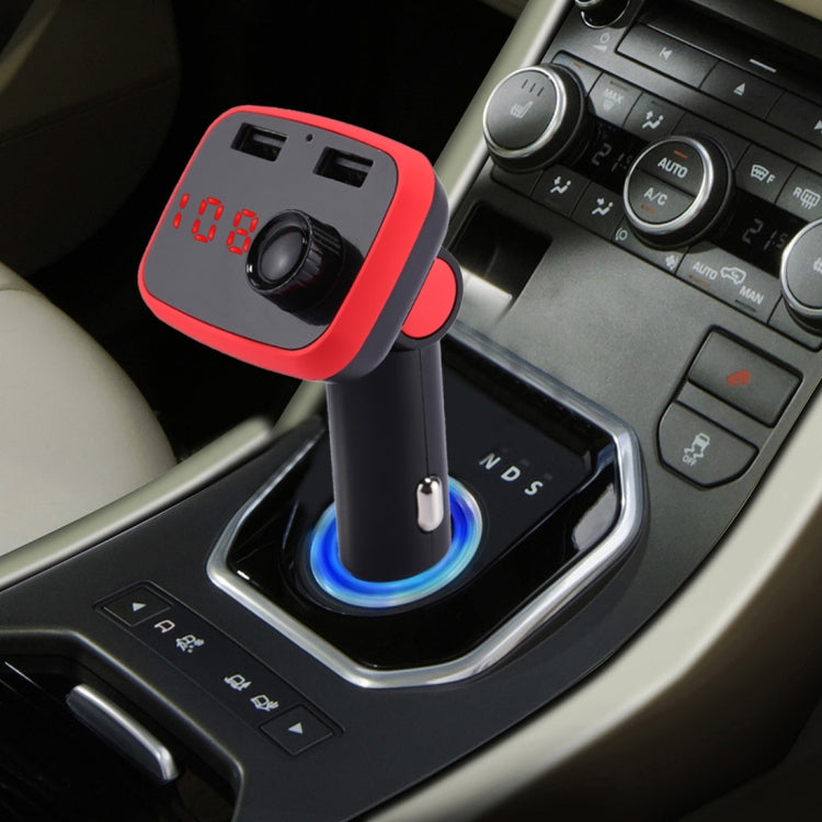 AD906 Wireless Bluetooth FM Transmitter MP3 Player Adapter Car Kit Charger, With Hand-Free Calling, Music Player, USB Charging Port, Support TF Card