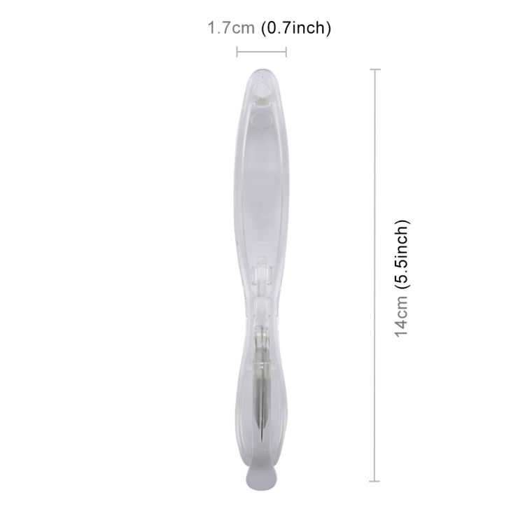 Car Vehicle Fiber Vinyl Film Sticker Wrap Safety Cutter Cutting Styling Wrap Tool(Transparent)