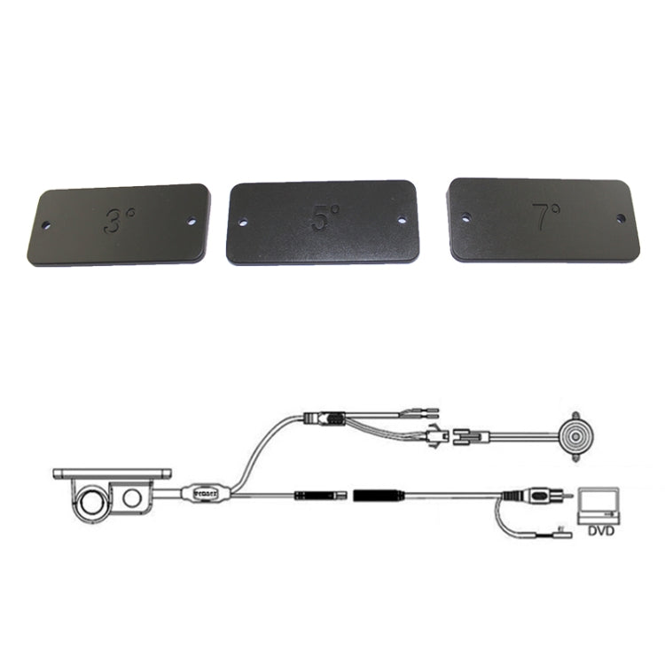 PZ452 4.3 inch LCD Rear View Mirror Car Recorder with Parking Camera, 600TV Lines, 170 Degree Wide Angle Viewing