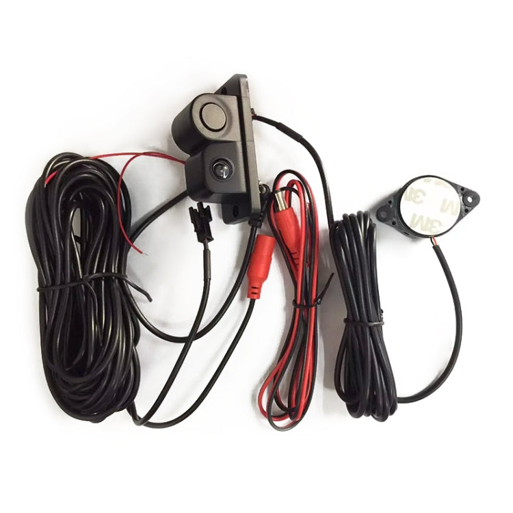 PZ452 4.3 inch LCD Rear View Mirror Car Recorder with Parking Camera, 600TV Lines, 170 Degree Wide Angle Viewing
