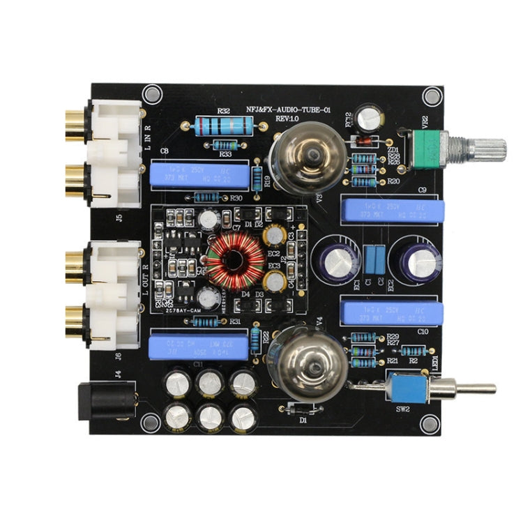 FX-TUBE-01 HiFi 6J1 Preamp Vacuum Tube Amplifier Buffer Mini Hifi Preamplifier
