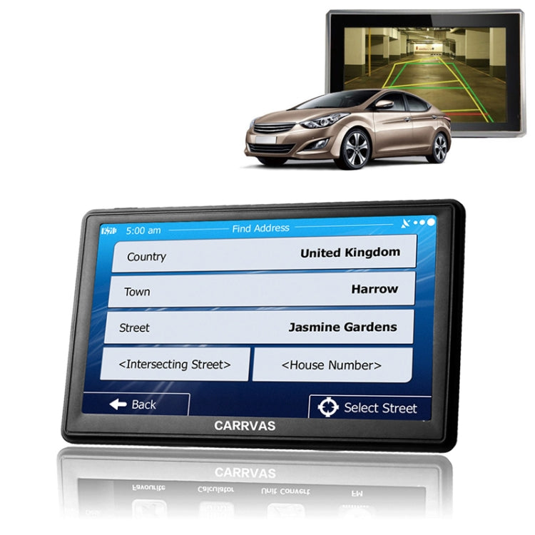 CARRVAS 736 7.0 inch TFT Touch-screen Car GPS Navigator, MediaTekMT3351, WINCE6.0 OS, Built-in speaker, 128MB+4GB, IGO/ NAVITEL Maps, FM