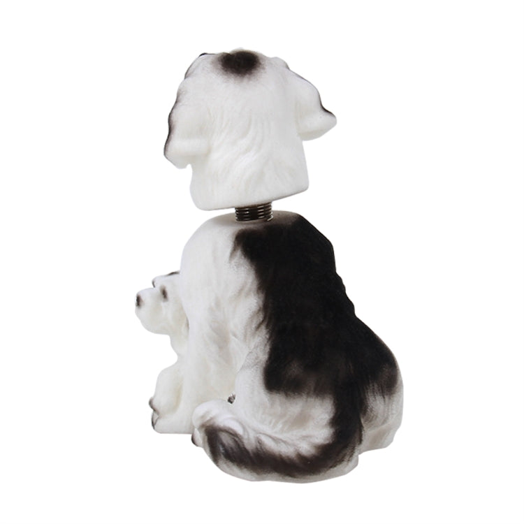 Car Interior Simulation Shaking Head Toy Swinging Puppy Dog Self Adhesive Decor Ornament