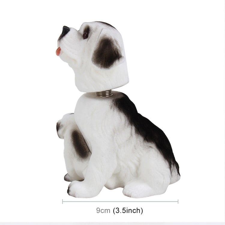 Car Interior Simulation Shaking Head Toy Swinging Puppy Dog Self Adhesive Decor Ornament