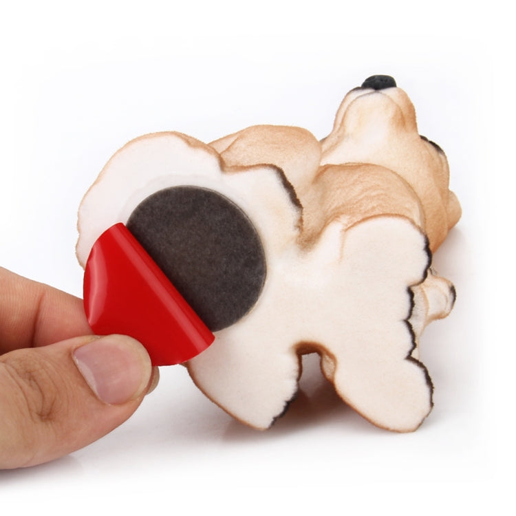 Car Interior Simulation Shaking Head Toy Swinging Puppy Dog Self Adhesive Decor Ornament