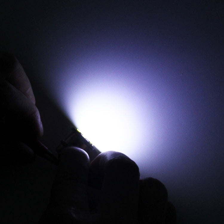 10 PCS 1156/BA15S/P21W 0.5W 30LM White Light Car Reversing Light Steering Light Bulb with 3 SMD-5630 Lamps, DC 12V