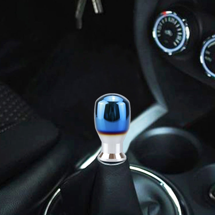 Universal Vehicle Car Blue Gear Shifter Lever Manual Automatic Shift Knob Adapter, Size: 4.2*7.8cm