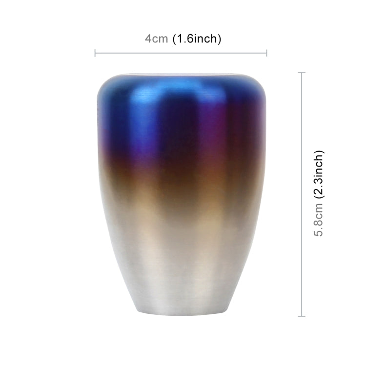 Universal Vehicle Car Blue Gear Shifter Lever Manual Automatic Shift Knob Adapter, Size: 5.8*4cm