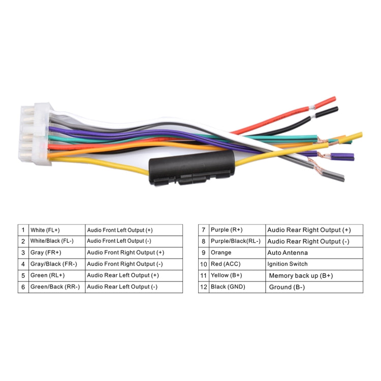 1044 Single Din Car Audio FM Radio Stereo Receiver MP3 Player, Support USB / TF Card