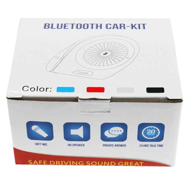 BLS-pro6 Sun Visor Clip Wireless Bluetooth V4.1 Handsfree Car Kit Speaker Speakerphone