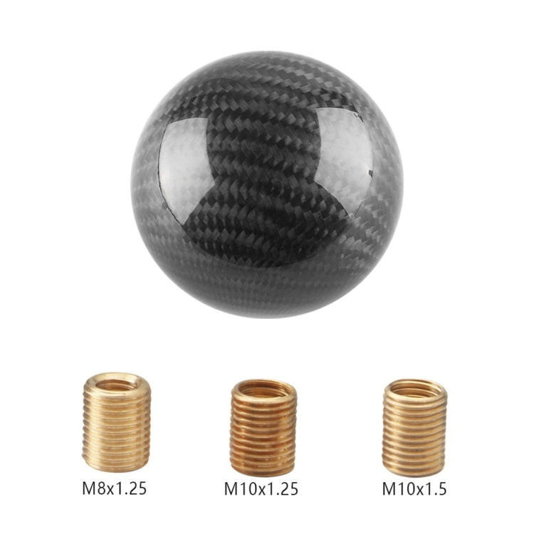 Universal Vehicle Car Shifter Cover Manual Automatic Carbon Fiber Ball Gear Shift Knob