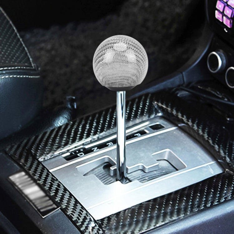 Universal Vehicle Car Shifter Cover Manual Automatic Carbon Fiber Ball Gear Shift Knob