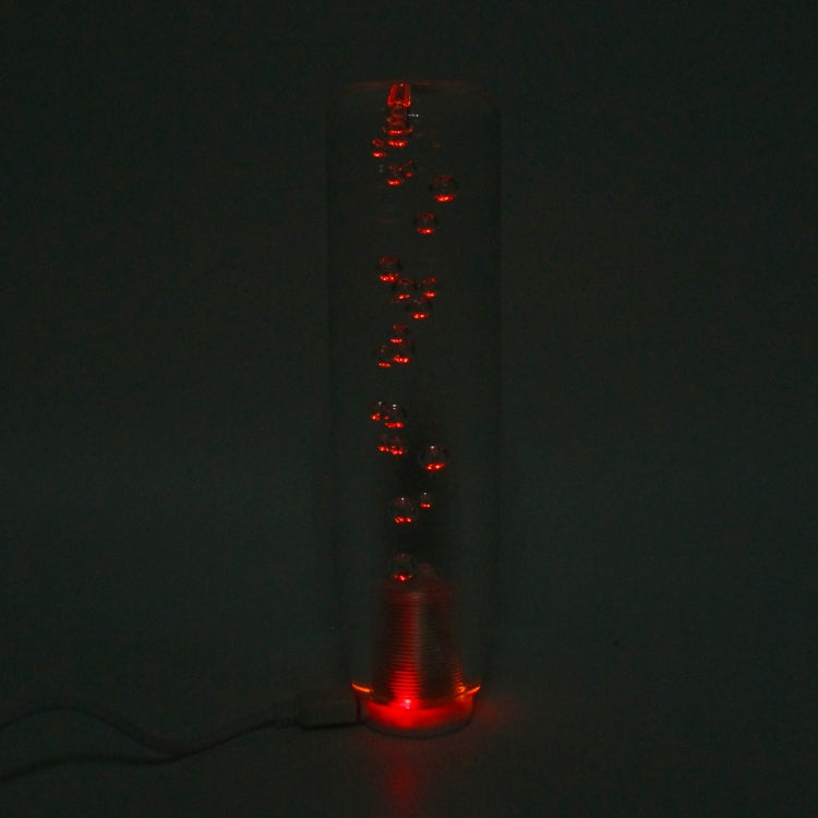 Universal Car Truck Transparent Bubble Colors LED Light Shift Knob Gear Lever Shifter, Length: 20cm