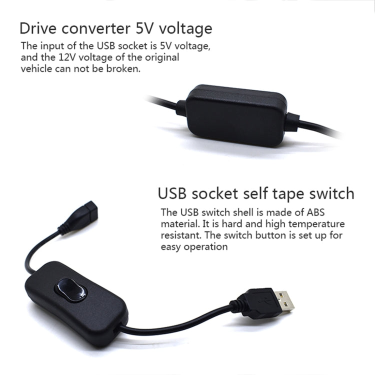 Car Roof Ceiling Decoration 5V Red