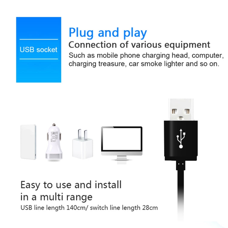 Car Roof Ceiling Decoration 5V Red