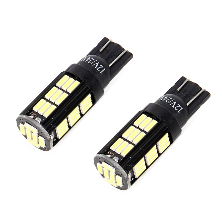 2 PCS T10/W5W/194/501 Decode 2.5W 180LM 6000K Car Clearance Lamp Marker Light with 4014 42-SMD LED, DC 12V-24V