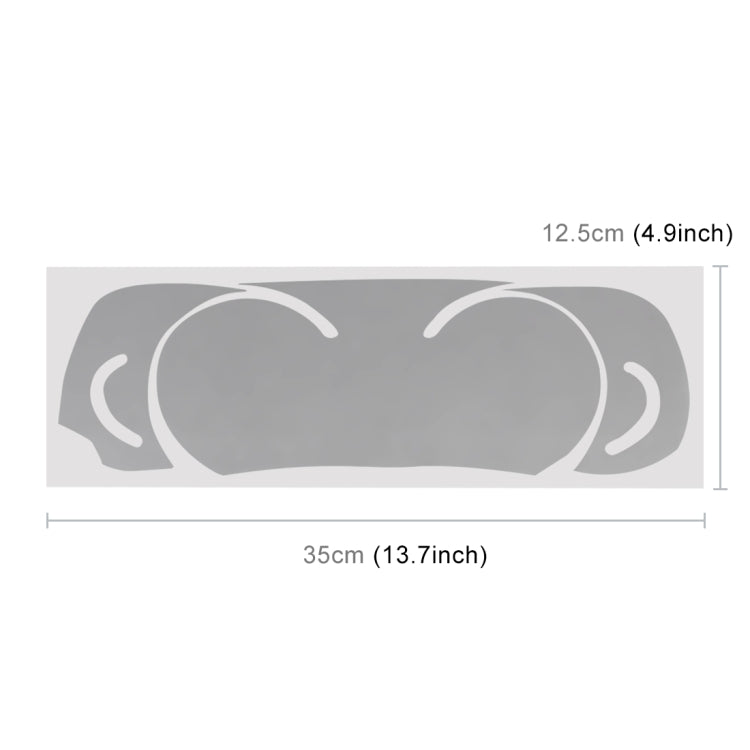 Car Auto Meter Tachometer Protection Clear TPU Film Sticker for 2018 BMW New 5 Series/2017 7 Series/X4