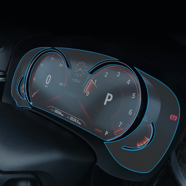 Car Auto Meter Tachometer Protection Clear TPU Film Sticker for 2018 BMW New 5 Series/2017 7 Series/X4