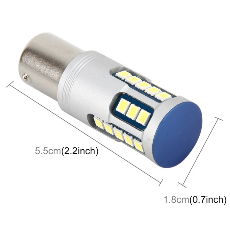 1156/Ba15s 5W 600 LM 6000K Car Auto Turn Light  Backup Light Reversing Lights with 24LEDs  SMD-2835 Lamps, DC 12V(White Light)