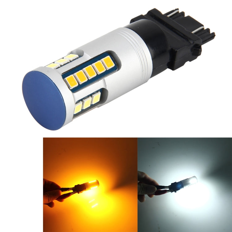 3157 DC 12V 6000K 5W 600LM 24LEDs  SMD-2835 Car Auto Brake Light Turn Lights (White Light, Yellow Light)