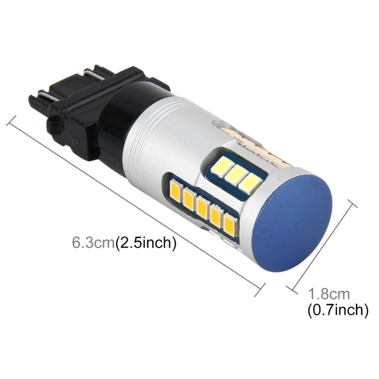 3157 DC 12V 6000K 5W 600LM 24LEDs  SMD-2835 Car Auto Brake Light Turn Lights (White Light, Yellow Light)