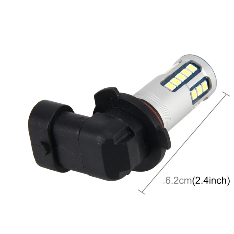 9006 5W 600 LM 6000K Car Fog Light with 24 LEDs SMD-2835 Lamps, DC 12V(White Light)