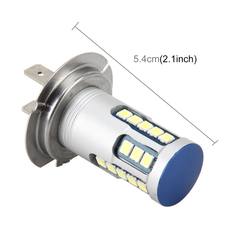 H7 5W 600 LM 6000K Car Fog Light with 24 LEDs SMD-2835 Lamps, DC 12V(White Light)