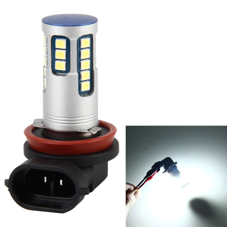 H11 5W 600 LM 6000K Car Fog Light with 24 LEDs SMD-2835 Lamps, DC 12V(White Light)
