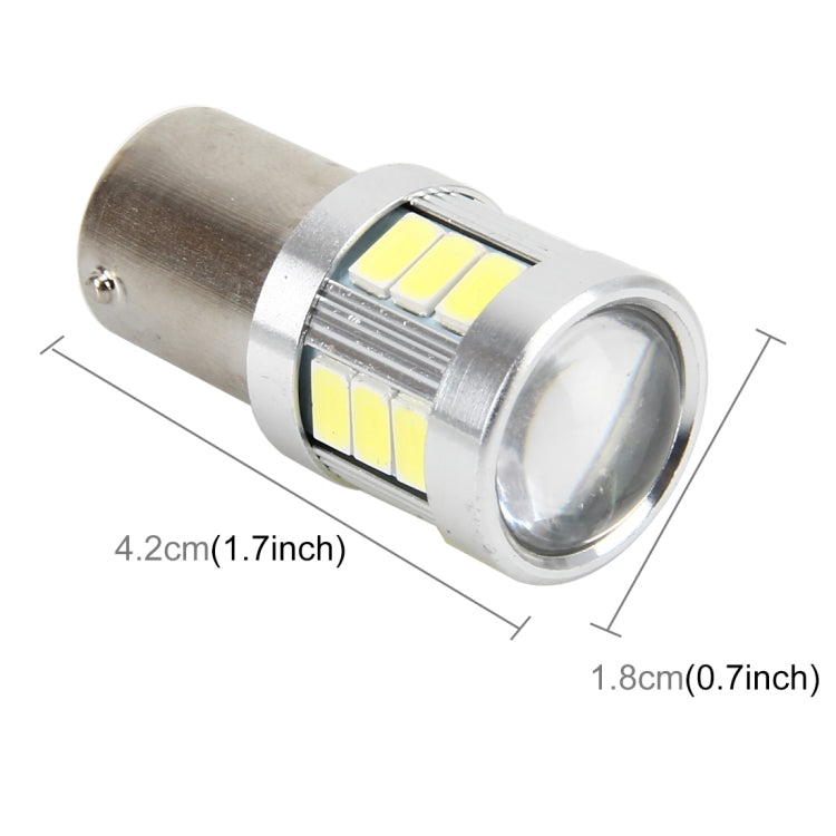 2 PCS 1156/BA15S 4W 250 LM 6000K Car Auto Turn Light  Backup Light Reversing Lights with 18LEDs  SMD-5630 Lamps, DC 10-30V(White Light)