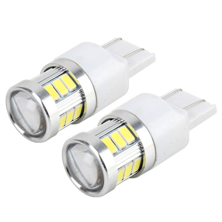 2 PCS 7440 4W 250 LM 6000K Car Auto Turn Light  Backup Light Reversing Lights with 18LEDs  SMD-5630 Lamps, DC 10-30V(White Light)