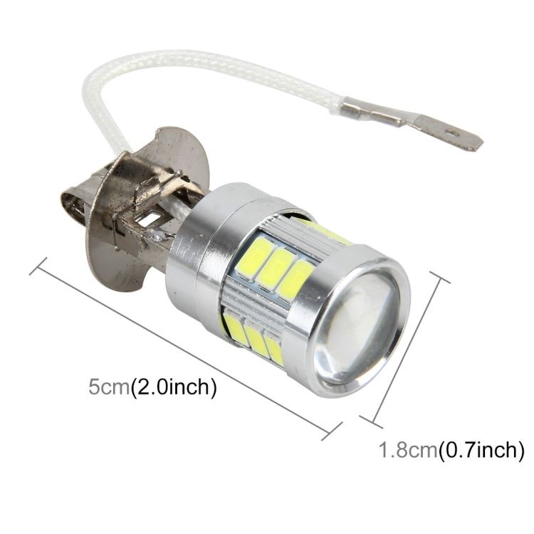 2 PCS H3 4W 250 LM 6000K Car Fog Lights with 18 LEDs SMD-5630 Lamps, DC 10-30V(White Light)