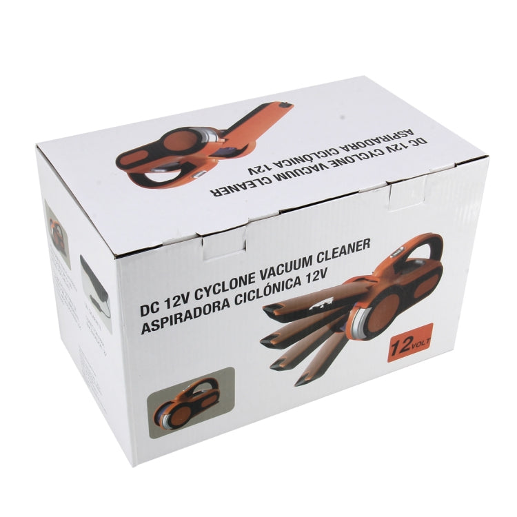 DC 12V Cyclone Vacuum Cleaner Car Vacuum Cleaner Portable Handheld Auto Car Vehicle Vacuum Cleaner Rechargeable Duster with 12V Cigarette Connector