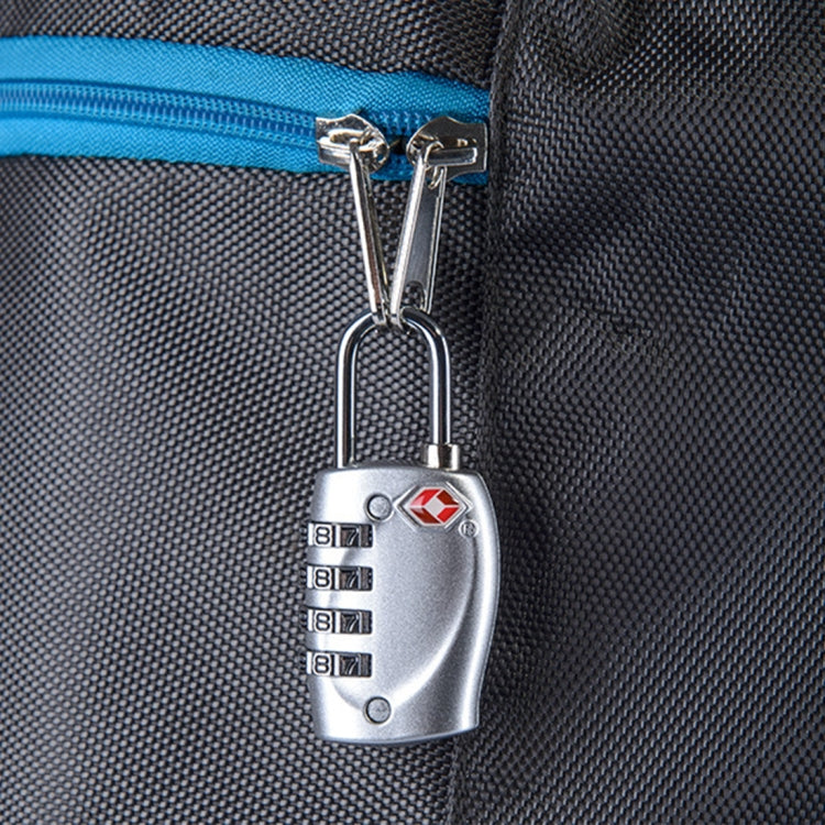 TSA Combination 4 Digits Luggage Travel Suitcase Security Padlock Lock Cable Lock Customs TSA Luggage Metal Lock Password Lock Anti-theft Wire Lock